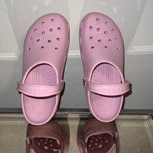 Pink Crocs